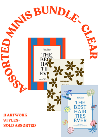 HAIR DEUX Assorted Mini - Clear- 6ct.