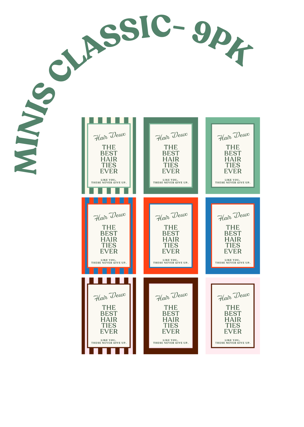 MINIS CLASSIC- 9PK - 18 ties