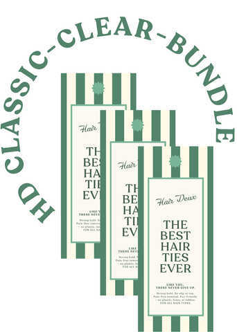 HAIR DEUX CLASSIC - Clear- 30ct.