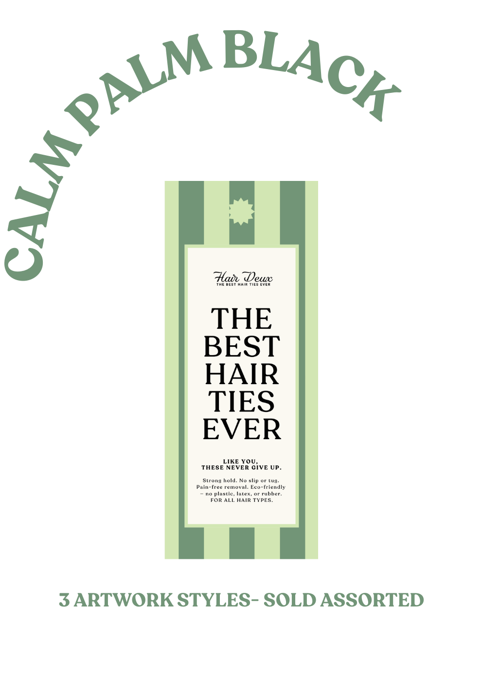 Calm Palm- Black- 10ct.